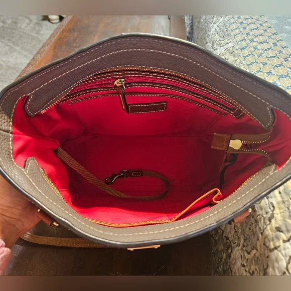 Dooney & Bourke Pebble Leather Lexington Shopper - Picture 6 of 7